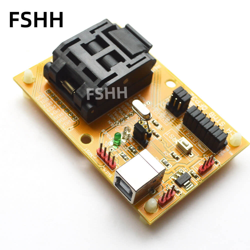 STM8-QFP32 Core Board Download Seat Test Socket Programmer Adapter ...