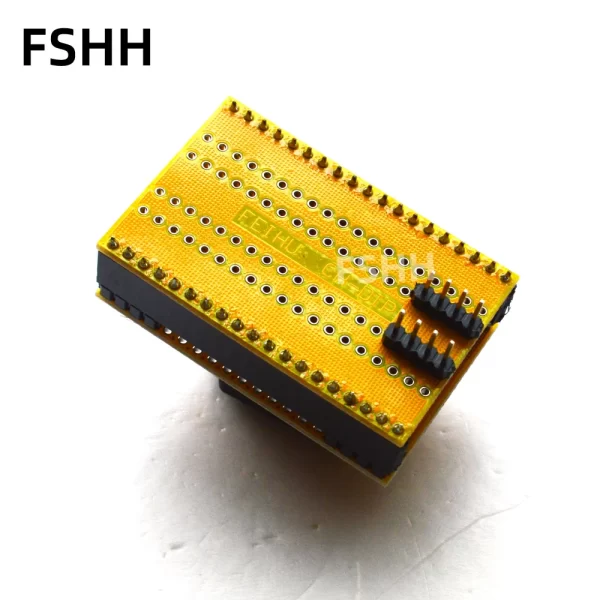 08QN12T16050-M test socket qfn8 wson8 dfn8 mlf8 udfn8 ic socket QFN8 to DIP8 Programming Adapter Pitch=1.27mm Size=6x5mm - Image 3