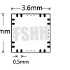 QFN18 to DIP18 Programmer adapter WSON18 UDFN18 MLF18 ic test socket Size=3.6mmx3.6mm Pin pitch=0.5mm - Image 4