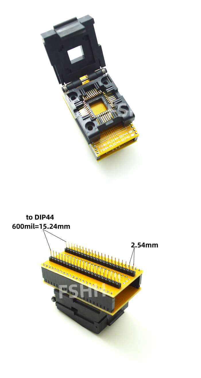 PLCC44 DIP44翻盖