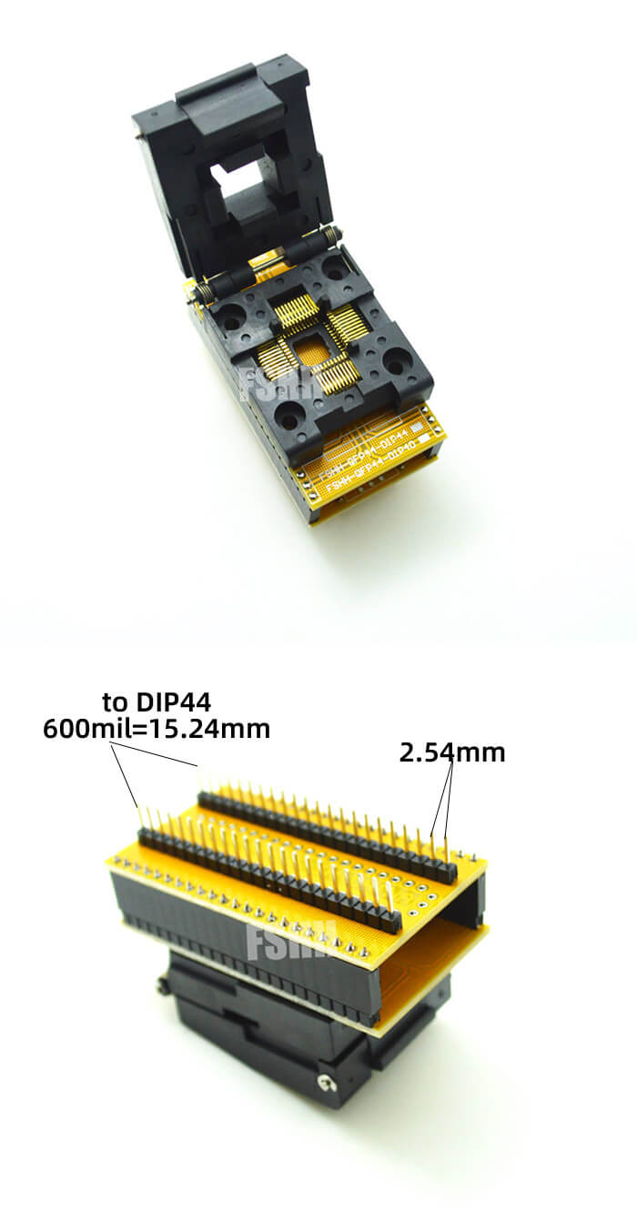 QFP44 DIP44翻盖