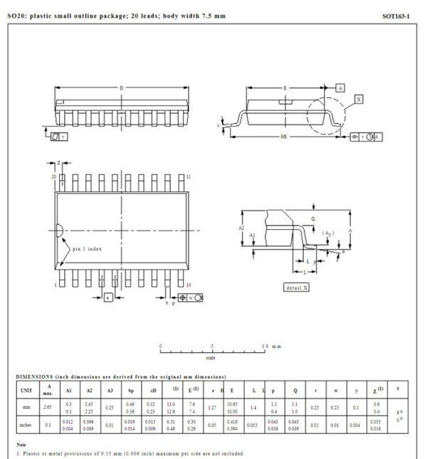 300mil SOP20 IC Test Socket OTS-28(20)-1.27-04 Wide body SOIC20 SOP20 to DIP20Programmer adapter - Image 4