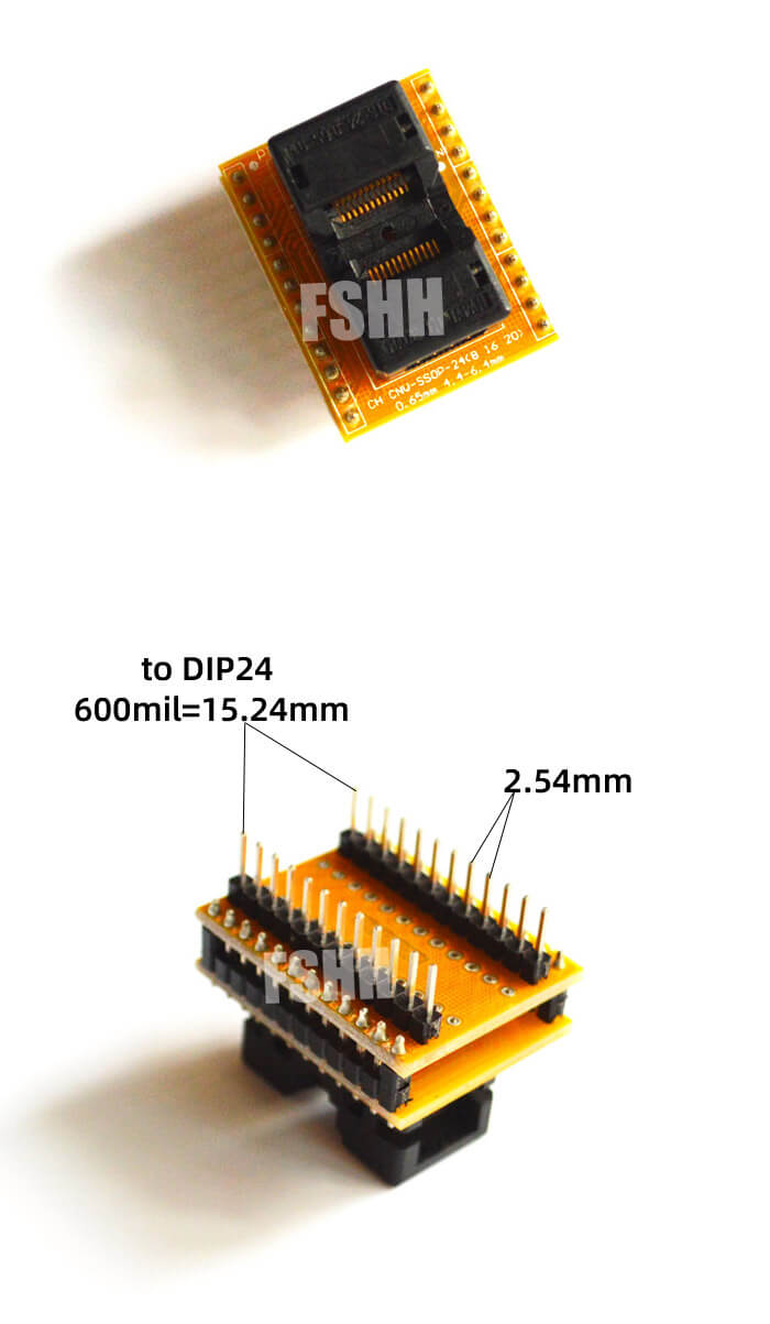 SSOP24转DIP24 0.65 描述