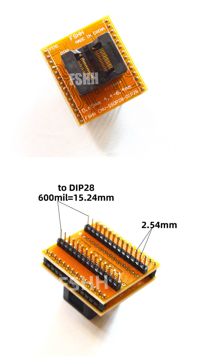 SSOP28转DIP28窄双2