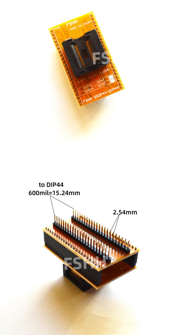 SSOP44转DIP44 0.65进口按压