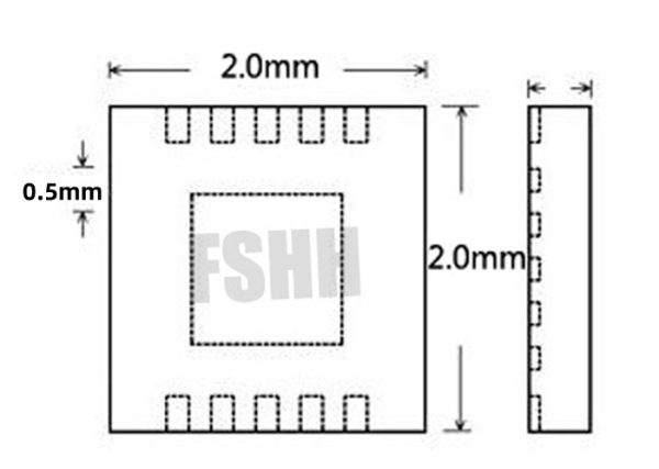 QFN8 To DIP8 programmer adapter WSON8 QFN8 MLF8 DFN8 ic test socket Pitch=0.5mm size=2mmx2mm - Image 4