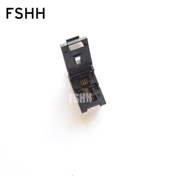 QFN-0808-01 QFN8 to DIP8 Programmer Adapter WSON8 DFN8 MLF8 test socket for 25xxx 6x8mm Pitch1.27mm - Image 4