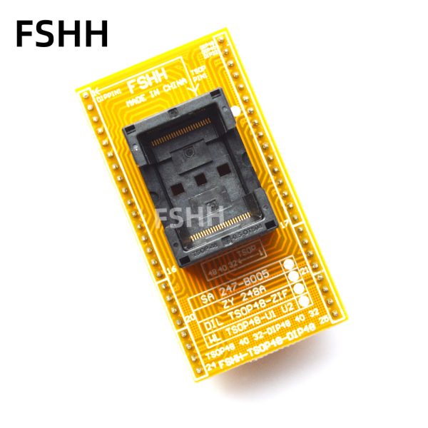 TSOP48 0.5mm IC Test Socket TSOP48 to DIP48 Adapter SA247-B005/WL-TSOP48-U1/ZY248A Programmer adapter - Image 2