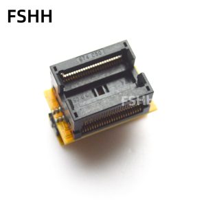 DDR SDRAM socket TSOP50 test socket 674C50 674C1502211FA11 0.8mm pitch 10.2/11.8mm wide