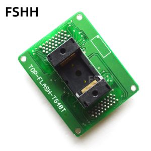 TOP-FLASH-TS48T Programmer Adapter TSOP48 IC Test Socket Pitch 0.5mm