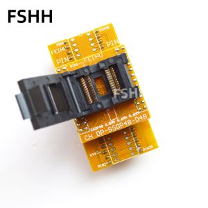 SSOP48 to DIP48 Programmer adapter DP-SSOP48-D48 CSOP48 SSOP48 socket Pitch=0.5mm Width=9.6mm/6.6mm