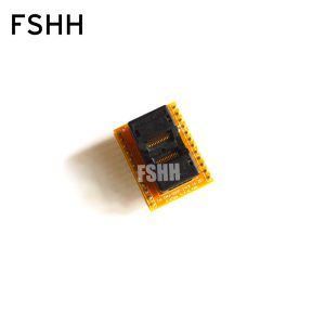 CNV-SSOP24-DIP Programmer adapter SSOP24 to DIP24 Programmer adapter OTS-24-0.65-01 SSOP24 ic test socket Pin pitch=0.65mm width=4.4mm 6.4mm