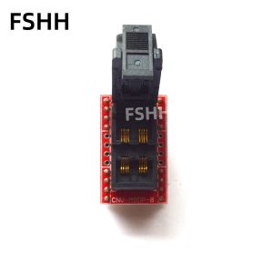 Clamshell MSOP8 to DIP8 adapter CNV-MSOP-8 programmer adapter MSOP8 test socket Pitch=0.65mm