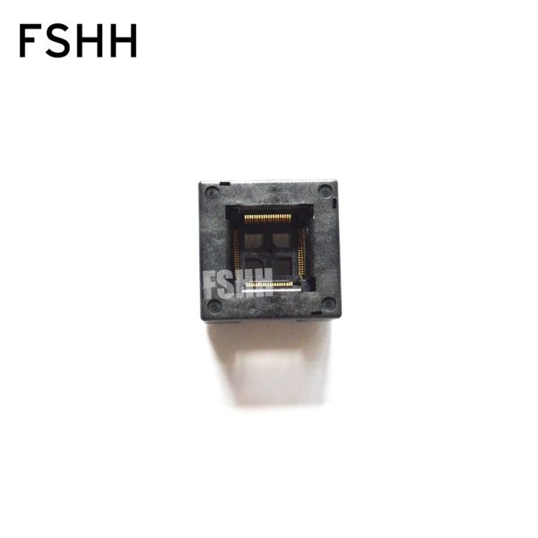 Open top QFP80 Test Socket LQFP80 TQFP80 ic socket adapter Pitch=0.5mm Size=12x12mm14x14mm