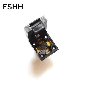 Clamshell TQFP64 LQFP64 ic socket QFP64 test socket Pitch=0.5mm Size=10x10mm 12x12mm