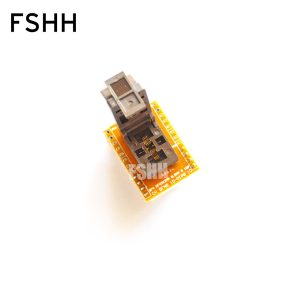 QFN8 to DIP8 Programmer adapter QFN8 test socket WSON8 MLF8 DFN8 ic test socket Pitch=0.5mm size=3mmx3mm
