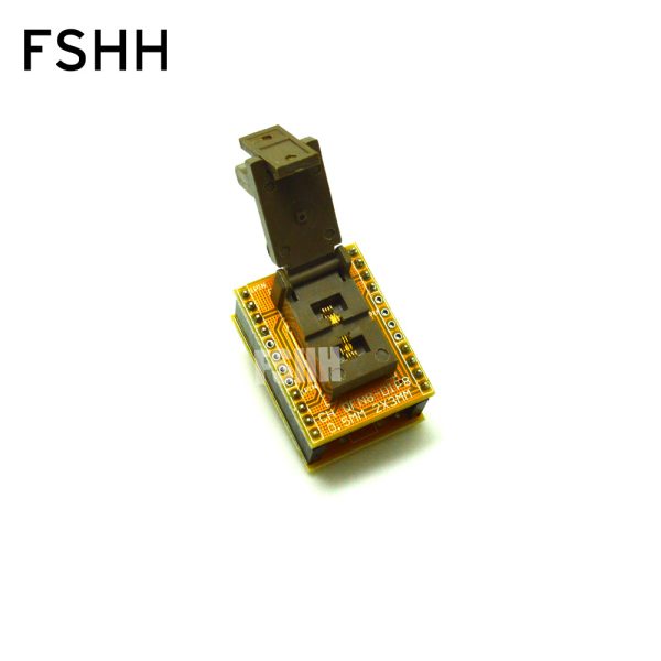 QFN8 to DIP8 Adapter DFN8 MLF8 WSON8 test socket Pitch=0.5mm Size=2mm*3mm - Image 2