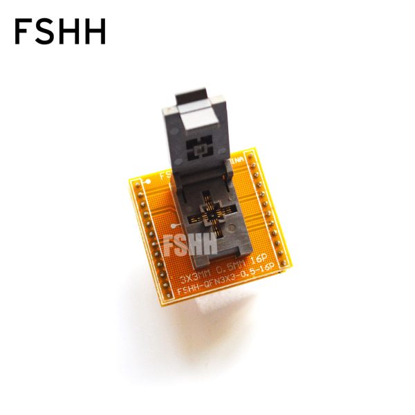 QFN16 to DIP16 Programmer adapter QDFN16 QFN16 WSON16 MLF16 test socket Pitch=0.5mm size=3mmX3mm - Image 2