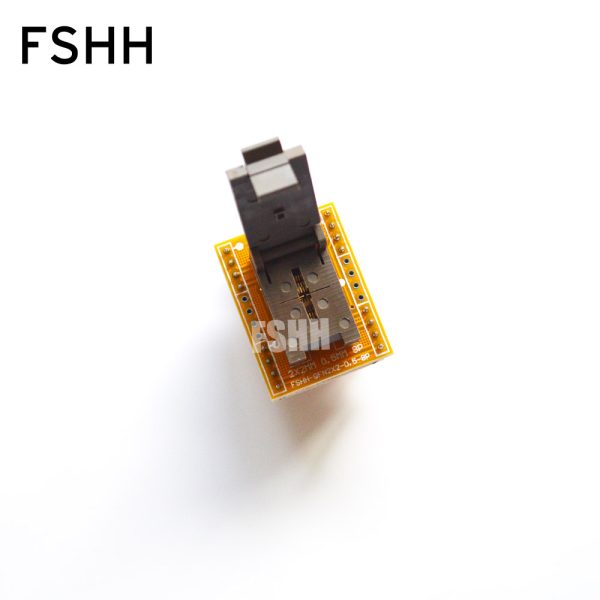QFN8 To DIP8 programmer adapter WSON8 QFN8 MLF8 DFN8 ic test socket Pitch=0.5mm size=2mmx2mm - Image 2