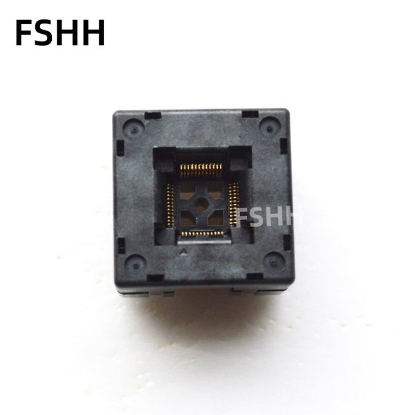 Open top QFP48 adapter TQFP48 LQFP48 ic test socket Pin pitch=0.5mm Size=7x7mm 9x9mm - Image 2