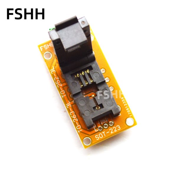 SOT-223 tset socket SOT223 socket SOT223-5 SOT223-5K Aging test socket With PCB With terminals - Image 2