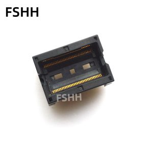 CTP0066-Q152AB test socket TSOP66 SSOP66 DDR SDRAM socket 0.65mm pitch 10mm/12mm wide