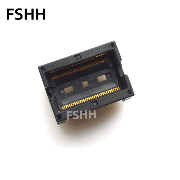 CTP0066-Q152AB test socket TSOP66 SSOP66 DDR SDRAM socket 0.65mm pitch 10mm/12mm wide