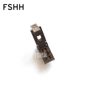 Clamshell SSOP8 ic test socket TSSPOP8/SSOP8 socket Pitch=0.65mm width=4.4/6.4mm