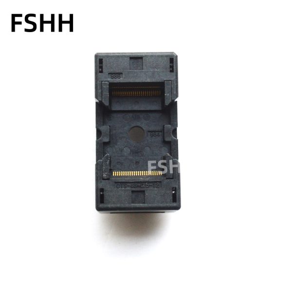 TSOP48 OTS-48-0.5-12 IC Test Burn-In Socket Adapter 18.4mm Width 0.5mm Pitch - Image 2