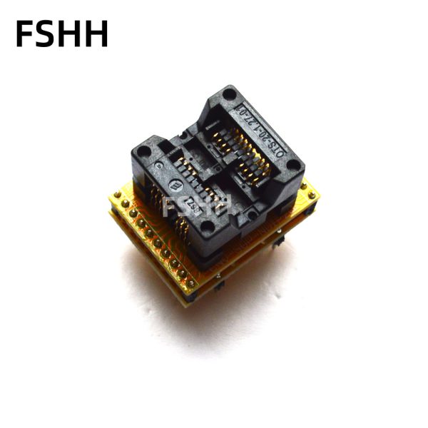 two SOP8 test socket SOIC8 SOP8+SOP8 socket 208mil SOP8 to DIP programmer adapter OTS-8+8(20)-1.27-01 - Image 2