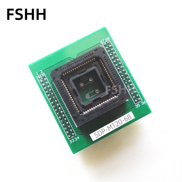 SDP-M120-68 programmer adapter 1.27mm PLCC68 to DIP test socket suitable for MACH120, MACH220, MACH221