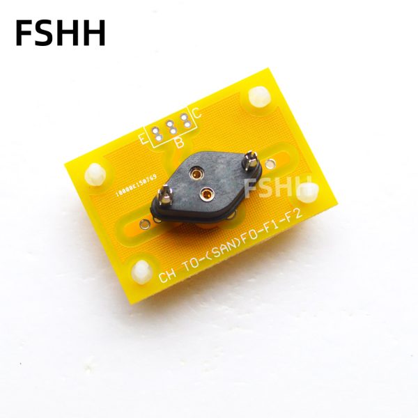 TO66 SAN-F1 test socket TO-03 SAN-F2 test socket F1 F2 F0 Iron seal transistor test socket with PCB and Terminals - Image 6