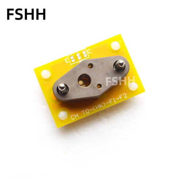 TO66 SAN-F1 test socket TO-03 SAN-F2 test socket F1 F2 F0 Iron seal transistor test socket with PCB and Terminals - Image 9