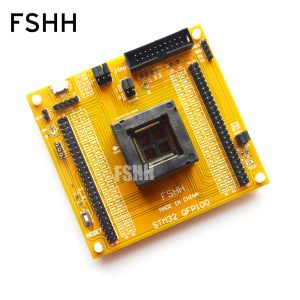 STM32 QFP100 test socket STM32 TQFP100 Programmer adapter JTAG STM32 series