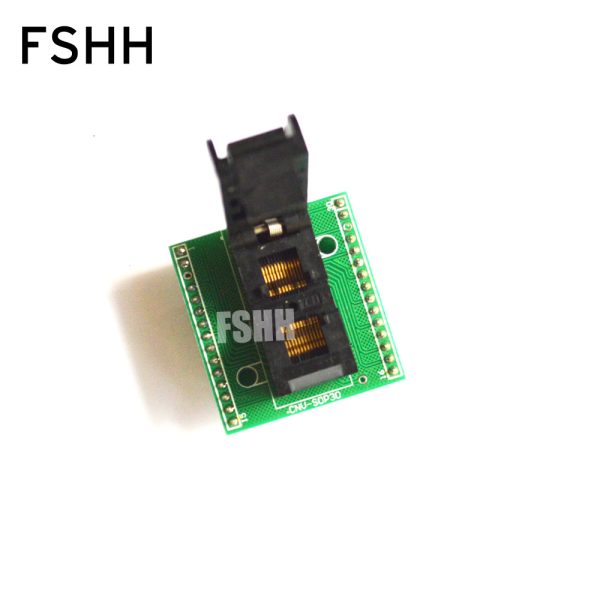 SSOP24 to DIP24 Programmer Adapter IC51-0242-761 Adapter TSSOP24 SSOP24 IC Test Socket Pin pitch=0.65mm width=5.6mm 7.6mm - Image 2