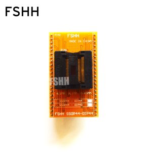 OTS-44-0.65-02 test socket SSOP44 to DIP44 Programmer adapter SSOP44 test socket SSOP40 to DIP40 adapter Pitch=0.65mm width=6.1mm 8.1mm