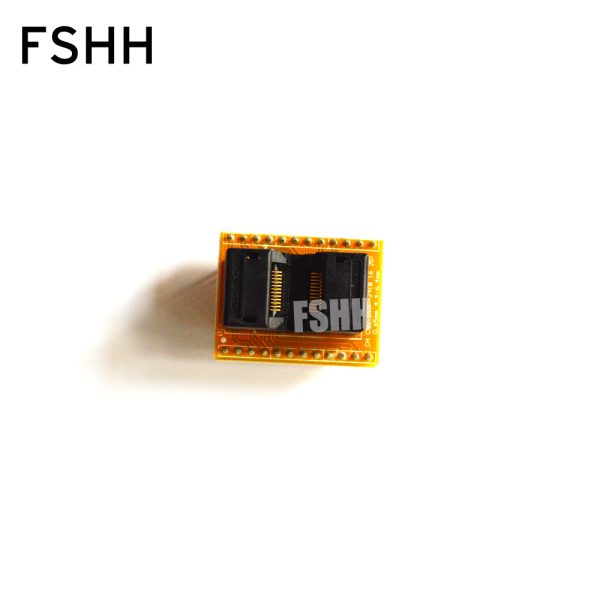 CNV-SSOP24-DIP Programmer adapter SSOP24 to DIP24 Programmer adapter OTS-24-0.65-01 SSOP24 ic test socket Pin pitch=0.65mm width=4.4mm 6.4mm - Image 2