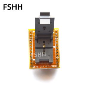 DFN2X2 DFN2020-3L test socket DFN2020-3L to DIP6 Programmer adapter QFN6 2x2 0.65 SMD plastic package aging socket