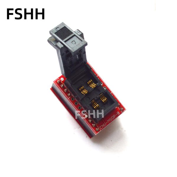 Clamshell MSOP8 to DIP8 adapter CNV-MSOP-8 programmer adapter MSOP8 test socket Pitch=0.65mm - Image 2