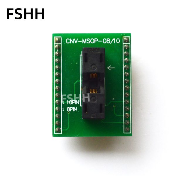 WL-MSOP8-U1 CNV-MSOP-8 adapter  656-1082211 IC Test Socket MSOP8 to DIP8 programmer adapter Pitch 0.65mm - Image 2
