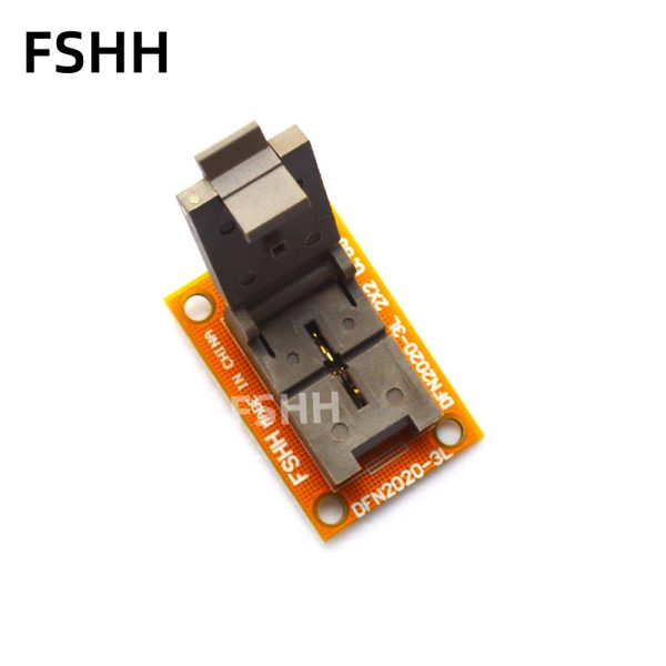 DFN2X2 DFN2020-3L test socket DFN2020-3L to DIP6 Programmer adapter QFN6 2x2 0.65 SMD plastic package aging socket - Image 2