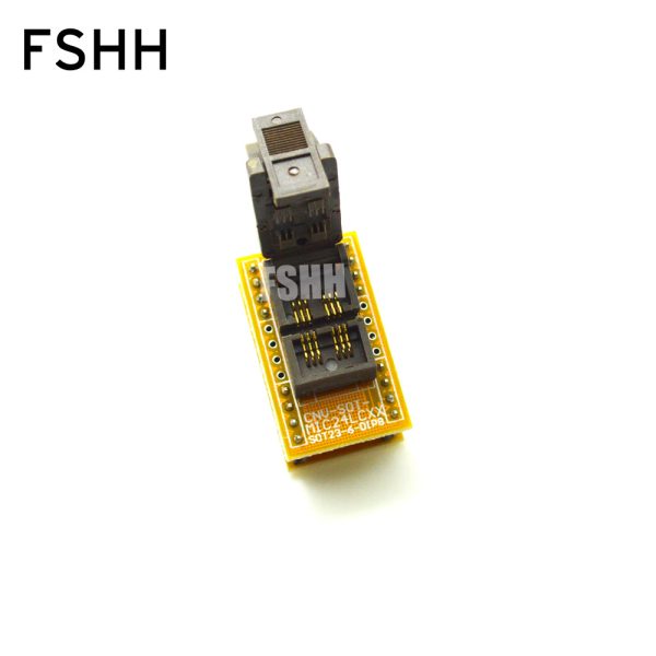 SC-74 SC74 SOT23-6 SOT23-5-DIP Programmer Adapter SOT23 test socket Two placement Flip test seat - Image 4