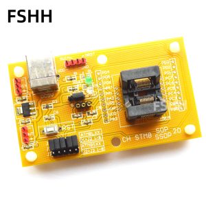STM8-SSOP20 Core board STM8A STM8S STM8L Download seat test socket Programmer adapter 170mil