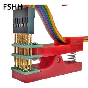 customized 2.54mm Pitch Test stand PCB clip Clamp Fixture fixture Probe pogo pin Download Program Burn 2p 3p 4p 5p 6p 7p 8p 9p 10p clamp/strip line