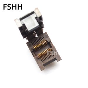 200mil 208mil SOP20 test socket FP-20-1.27-06 ic socket 1.27mm Clamshell SOP20 SOP8 socket