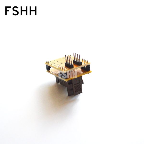 QFN8 to DIP8 Programmer adapter QFN8 test socket WSON8 MLF8 DFN8 ic test socket Pitch=0.5mm size=3mmx3mm - Image 2