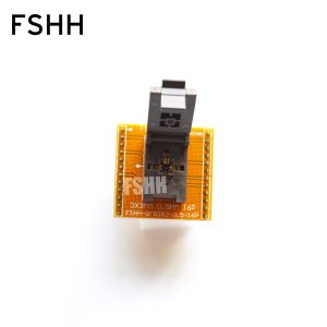 QFN16 to DIP16 Programmer adapter QDFN16 QFN16 WSON16 MLF16 test socket Pitch=0.5mm size=3mmX3mm