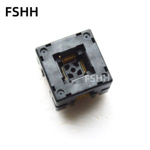 Open top QFP48 adapter TQFP48 LQFP48 ic test socket Pin pitch=0.5mm Size=7x7mm 9x9mm