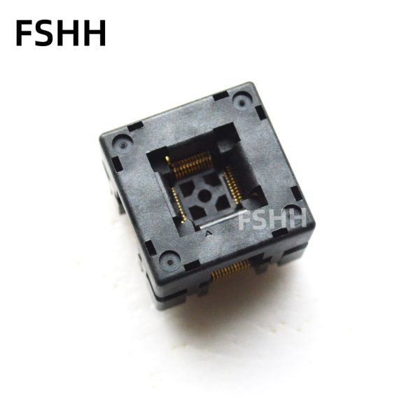 Open top QFP48 adapter TQFP48 LQFP48 ic test socket Pin pitch=0.5mm Size=7x7mm 9x9mm