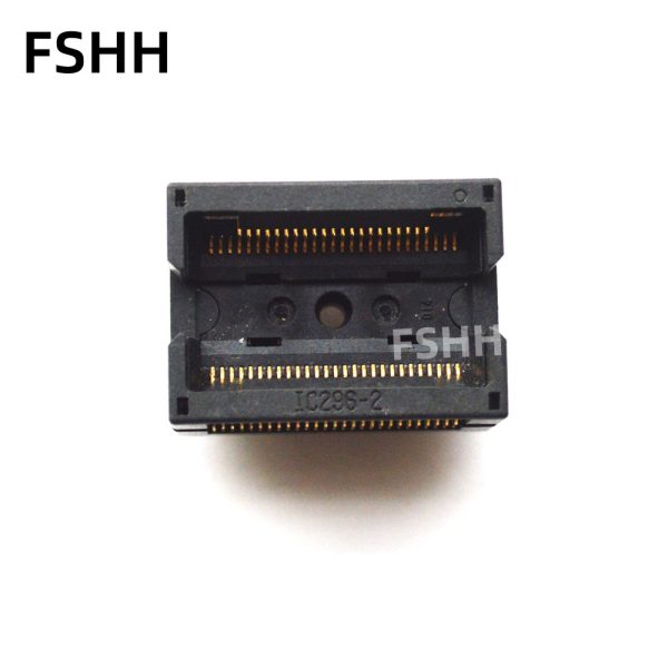 IC296-013 test socket TSOP66 DDR SDRAM socket 0.65mm pitch 12mm wide - Image 2